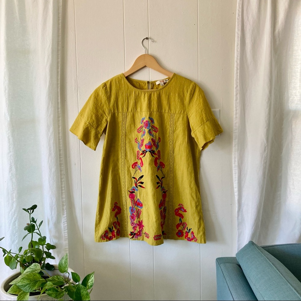 Orange creek | embroidered tunic